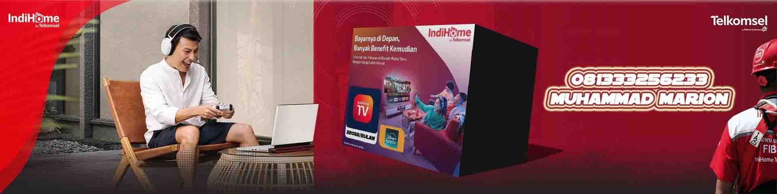 Sales IndiHome By Telkomsel: 188